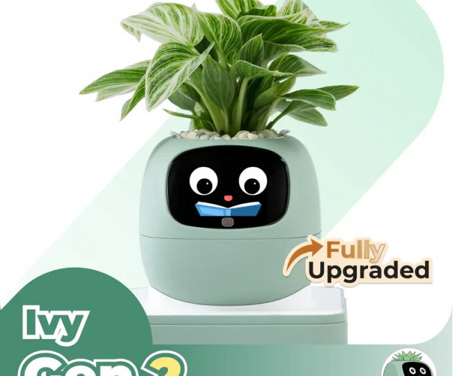 Розумний горщик для рослин з екраном та сенсорами Plantsio Ivy Gen 2